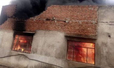 EXCEED बैटरी फैक्‍ट्री में लगी भीषण आग, अभी तक आग बेकाबू